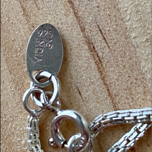 Unique Turquoise Pendant set in .925 Sterling signed TS by the artist. - Picture 9 of 9